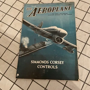 THE AEROPLANE Magazine 1944 Aviation Planes Flying WW2 Military FREE POST - Foto 1 di 5