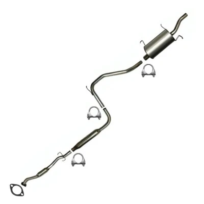 Stainless Steel Resonator Muffler Pipe Exhaust System fits: 1997-2002 Escort - Image 1 of 4