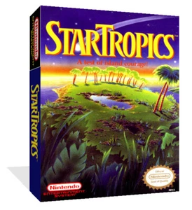 - Caja de repuesto para juego Star Tropics + cubierta solo obras de arte - Imagen 1 de 11