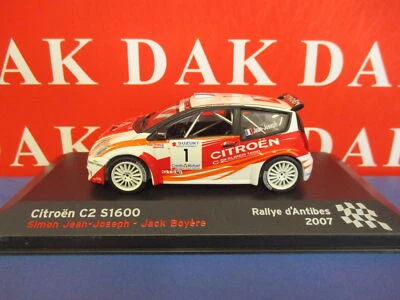 Die cast 1/43 Modellino Auto Citroen C2 S1600 Rally Antibes 2007 - Immagine 1 di 4