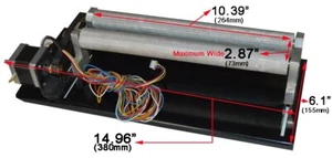 Cylinder Rotary Attachment Simpler for CO2 Laser Engraver Machine NEMA 17 Art - Picture 1 of 10