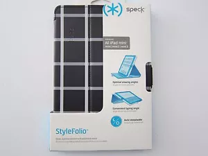 Speck Products StyleFolio Case & Stand for iPad Mini Mini 2 Mini 3 Black/White - Picture 1 of 1