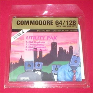 Utility Pak Disk Copy Duplicator for Commodore 64 C64 128 Computer NEW SEALED - Afbeelding 1 van 2
