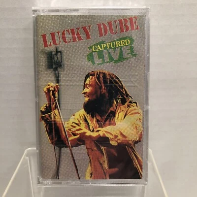 Lucky Dube Captured Live Cassette Shanachi 43090 New Sealed 1991 - Image 1 of 3