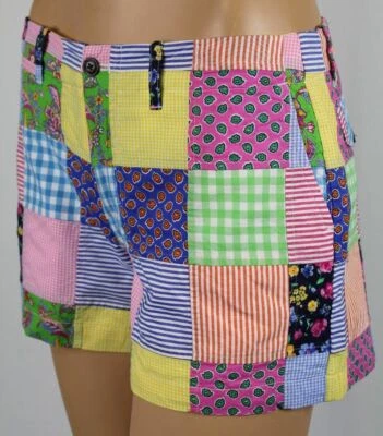 Ralph Lauren Sport Patchwork Plaid Striped Shorts NWT $100 - Image 1 of 2