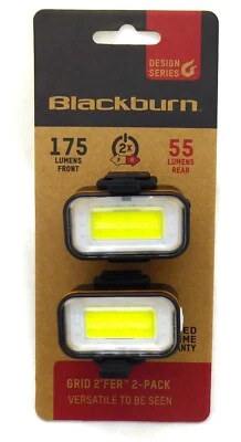 Blackburn Grid 2'Fer Front OR Rear Bike Light, 2 Pack - Image 1 of 2