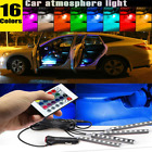 Car Led Lights Kits Under Dash Foot Well Seats Inside Lighting Glow Full Color