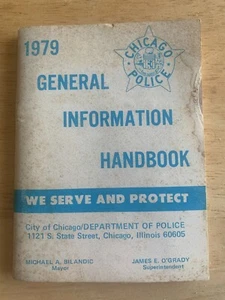Chicago Police Department General Information Handbook 1979 - Picture 1 of 11