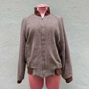 Vintage Ricky Hahnentritt Wolljacke Damen Langarm 50er Retro Freizeit XL - Bild 1 von 5