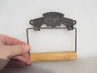 Antique Iron Loo Roll Holder Paper WC Vintage "J.C.P&Co" New England USA