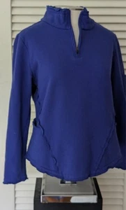 Nomadic Traders 80 % Baumwolle 1/4-Reißverschluss Pullover hellblau Taschen feminin M gebraucht, in einwandfreiem Zustand - Bild 1 von 5