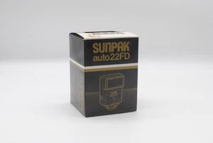 Sunpak Auto 22FD Blitzgerät / Flash – Originalverpackt (OVP) - Bild 1 von 4