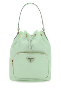 PRADA Green Re-Nylon Bucket Bag New & Authentic - Picture 1 of 4