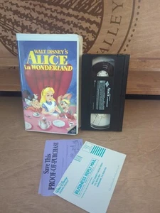 Alice im Wunderland VHS Kassette Walt Disney Black Diamond - Bild 1 von 6