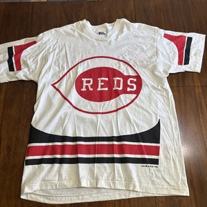 Vintage Pro Player Single Stitch Cincinnati Reds Shirt 1996 Salem XL - Picture 1 of 13