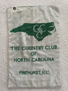 Vintage Country Club of North Carolina Martex Golf Handtuch Pinehurst NC - Bild 1 von 8