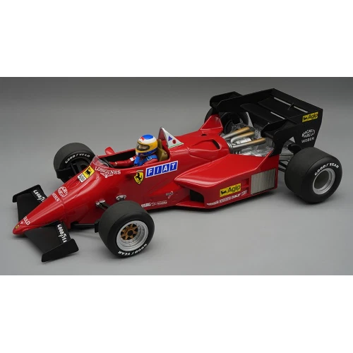 TECNOMODEL TMD18316C FERRARI 126 C4-M2 PRESENTATION 1984 M.ALBORETO W/DRIVER 1 1