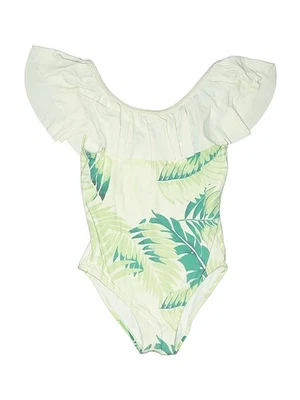 Janie and Jack Girls Ivory One Piece Swimsuit 5 - Image 1 of 2