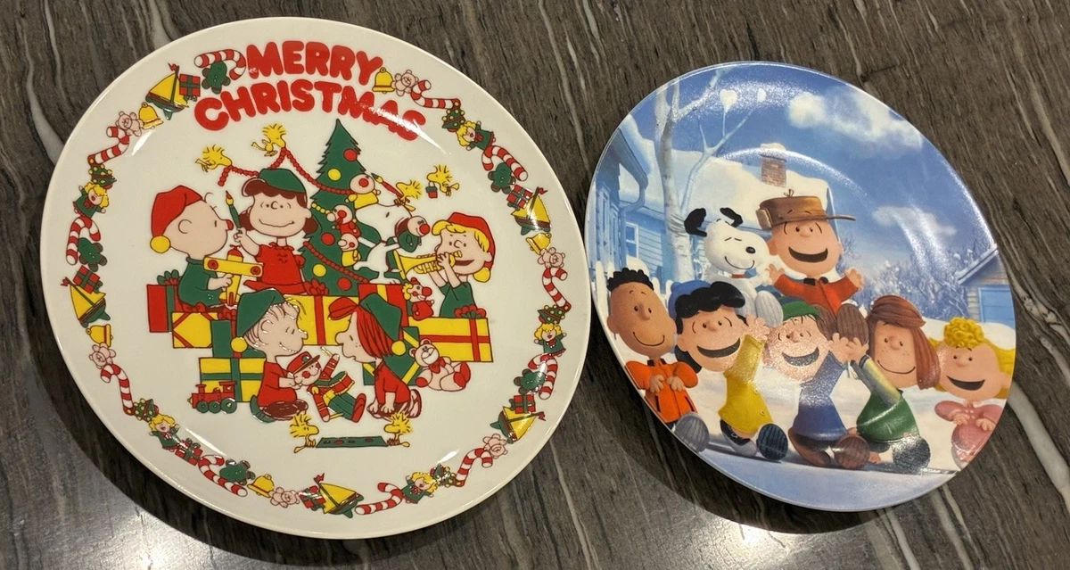 Peanuts Christmas Plate In Schmid Collectibles for sale | eBay