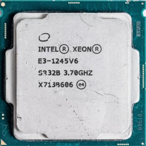 Intel Xeon E3-1245 V6 LGA-1151 CPU Processor 3.70 GHz 4-Core 8MB 73W GPU P630 - Picture 1 of 4