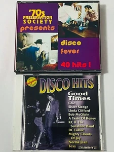 DISCO FEVER '70s Preservation Society 40 Hits 2 CD SET +BONUS Disco Good Times ! - Picture 1 of 2