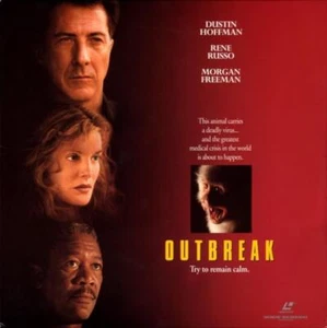 OUTBREAK WS CC AC3 NTSC LASERDISC Dustin Hoffman, Rene Russo, Morgan Freeman - Picture 1 of 2