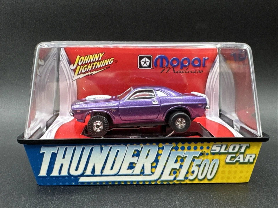 2005 Johnny lightning PURPLE 1970 DODGE CHARGER THUNDER JET 500 SLOT CAR LOOK - Image 1 of 4
