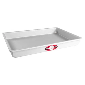 Fat Daddio's POB-12182 Sheet Cake Pan, 12 x 18 x 2 Inch, Silver 2" Deep - Picture 1 of 5
