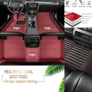 For NISSAN Pathfinder Car Floor Mats Carpet Luxury Custom Floor Liner Auto Mats - Picture 1 of 19