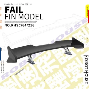 Robot House 1/64 3D Print Resin Details Up Tail Fin Panel Model MUSCLE CAR REAL - Picture 1 of 2