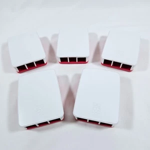 Raspberry Pi 4 Case Red/White - Picture 1 of 8