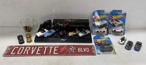 LOT Racing Champions Corvette 50th anniversary 1:64 5 Cars & Semi Truck Hauler - Picture 1 of 10