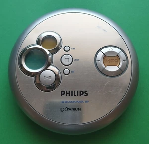 Reproductor Walkman Disco CD-MP3 Philips Expanium Reproducción EXP2460 Plateado Discman - Imagen 1 de 8