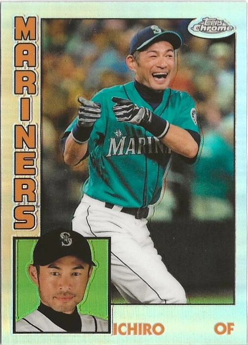 2019 Topps Chrome Ichiro Suzuki  1984 Topps #84TC-14 Refractor SP  - Image 1 of 1