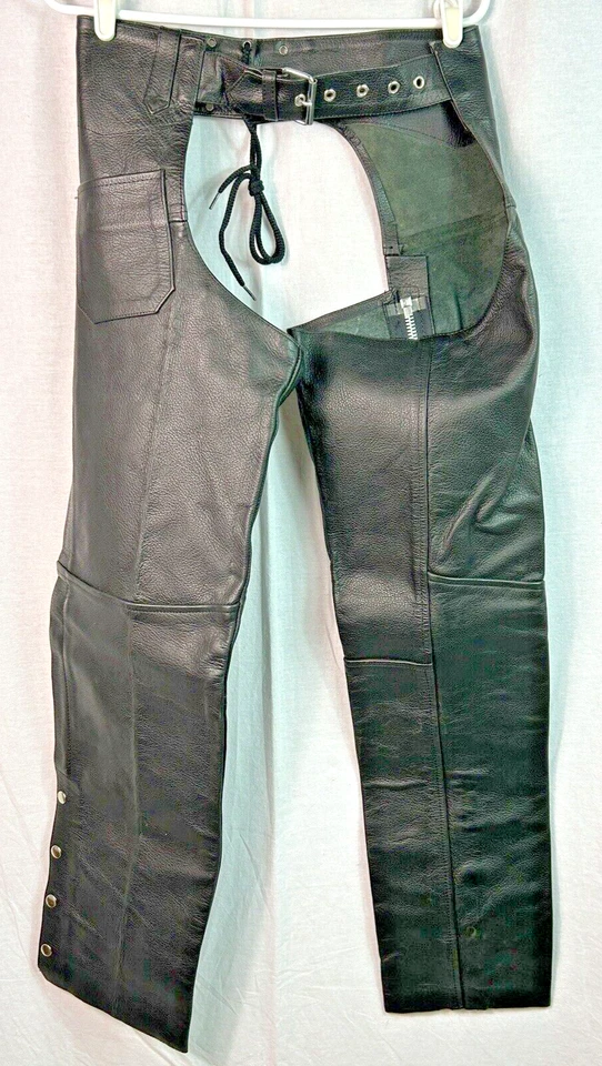 Gorras de motociclismo River Road para mujer cuero con hebilla ropa de carretera talla 8 - NUEVAS Foto 1 de 3