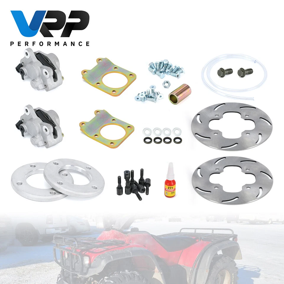 Kit de conversión de freno de disco delantero para Honda Fourtrax 300 Rancher 350 Foreman 400 Foto 1 de 4