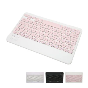 10in Wireless Keyboard Ultra Thin Stable Waterproof Tablet Laptop - Picture 1 of 12