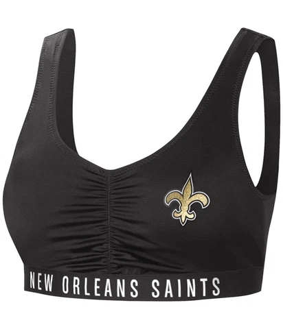 Nfl Womens New Orleans Saints Bikini Swim Top Cover