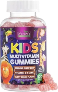 Kids Multivitamin Gummies - Daily Vitamins for Kids, Vitamin C, D3, Zinc Immune - Picture 1 of 17