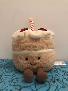 Torta di compleanno Jellycat divertente - nuova con etichetta ^ - Foto 1 di 2