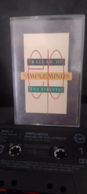 SIMPLE MINDS - BALLAD OF THE STREET.Audio Cassette Tape Album 1989 Virgin SMXC3 - Image 1 of 2