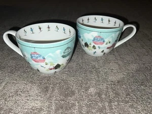Ski Lift Coffee/Tea/Soup Mug "Portobello by Design" Bone China Snow Hills Scene - Picture 1 of 7
