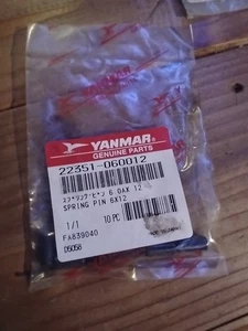 Menge 7 Original-Zubehör-Hersteller Yanmar Federstifte 22351-060012 - Bild 1 von 2