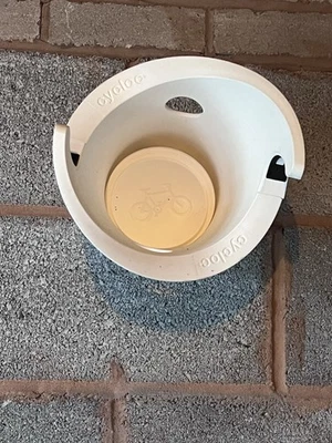 Cycloc Solo Wall Mount Bike Bicycle Storage Rack Hanging Cycle Storage Black  - Image 1 of 2