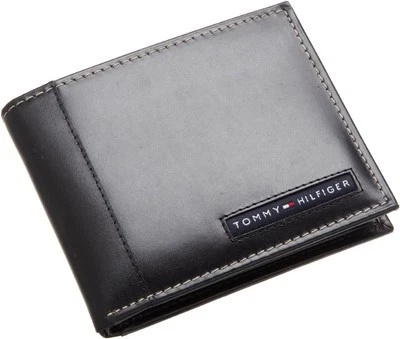 Tommy Hilfiger Men's Premium Leather Credit Card ID Wallet Passcase 31TL22X063 - Image 1 of 3