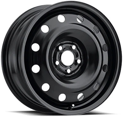 15" Liquid Metal Atom Wheel 🔥 15X6 +41 5X114.3 ✅CB67.2 Steel Matte Black Rim 🔻 - Image 1 of 4