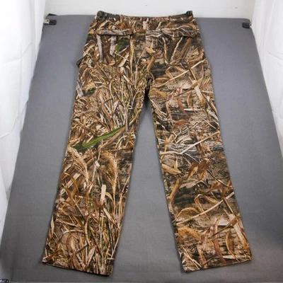Calça camuflada de caça vencedora do jogo Realtree Max 5 camuflagem caça ao ar livre L 36X31 - Imagem 1 de 4