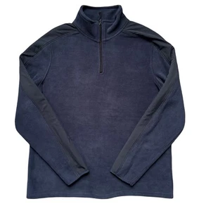 Mountain Warehouse Relic Pullover Fleece Sweater Navy Blue 1/4 Zip Mens 2XL XXL - Picture 1 of 6
