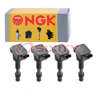 4 bobinas de encendido NGK para Kia Optima 2017-2019 2,0 L L L4 bujía cable bv Foto 1 de 4
