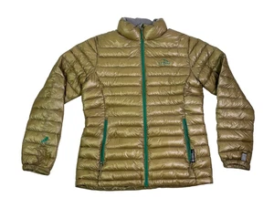 LL Bean Jacket Womens Medium 800 Down Pertex Quantum Packable Lightweight Puffer - Picture 1 of 10